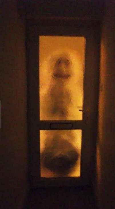 Mettre un bonhomme de neige devant sa porte pour effrayer son colocataire ? Fait.