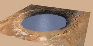 Mars : un grand lac découvert par Curiosity