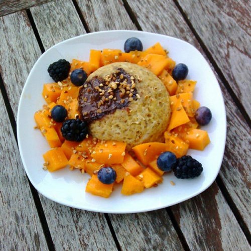 Bowl cake chocolat mangue
