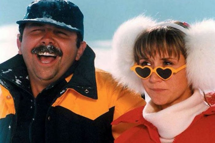 Marie-Anne Chazel et Gérard Jugnot dans Les bronzés font du ski en 1979