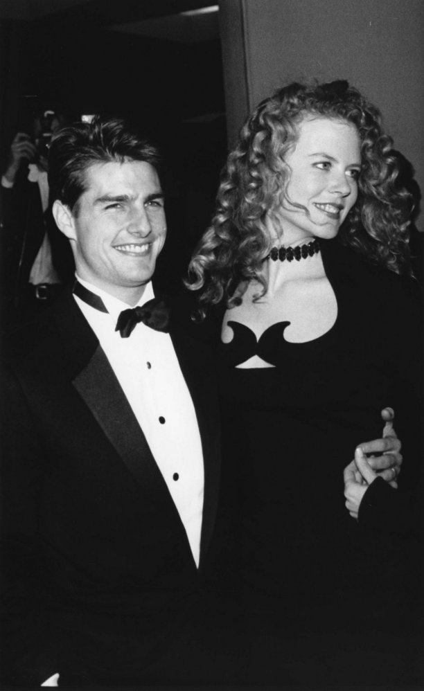 Nicole Kidman et Tom Cruise à la cérémonie des Golden Globes en 1992