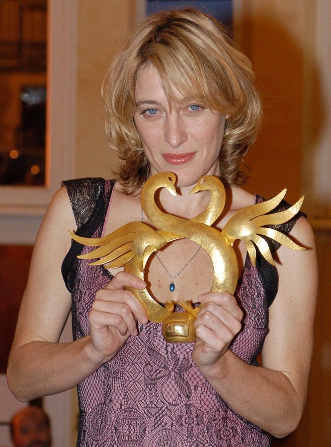 Valeria Bruni Tedeschi a reçu le Swann d'Or de la meilleure actrice pour "Crustacés et Coquillages" en 2005