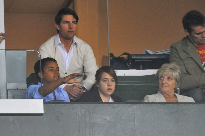 Tom Cruise et ses deux enfants