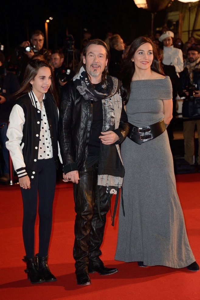Florent Pagny en compagnie de sa femme et sa fille aux NRJ Music Awards