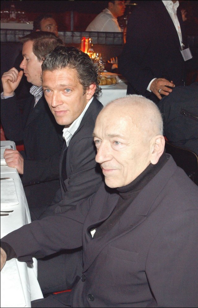 Vincent Cassel et son père Jean-Pierre en 2004
