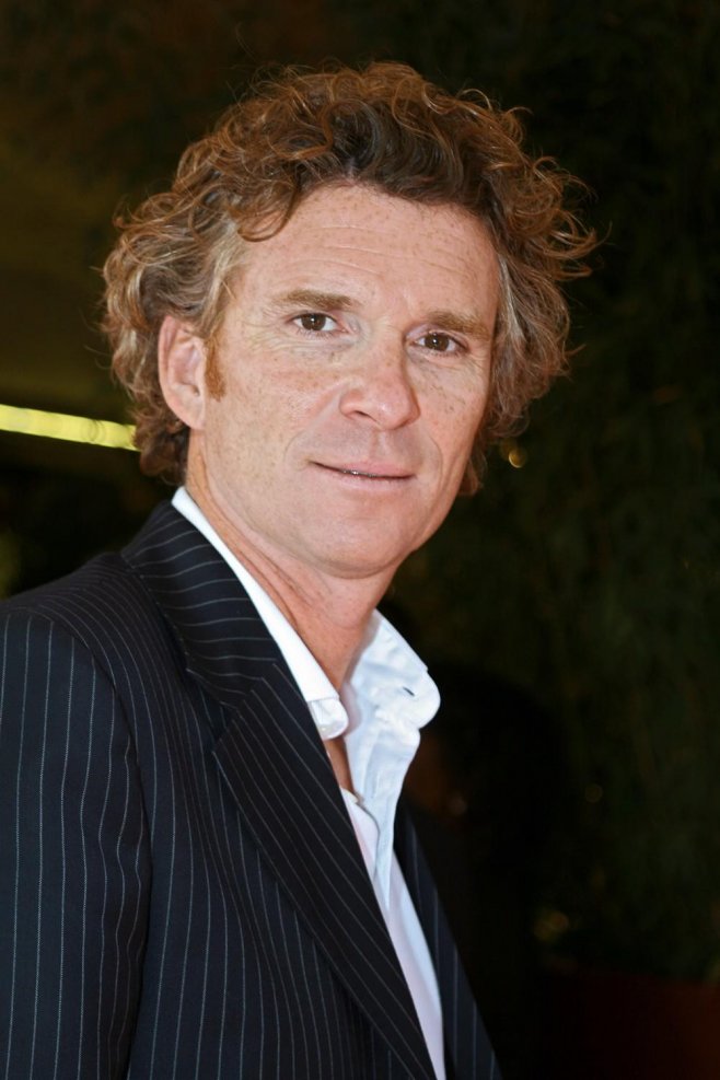Denis Brogniart à la conférence de presse de TF1 en 2007