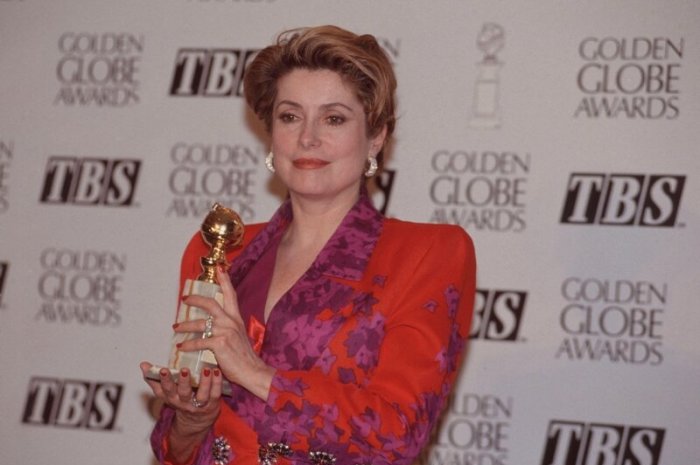 Catherine Deneuve à la cérémonie des Golden Globes 