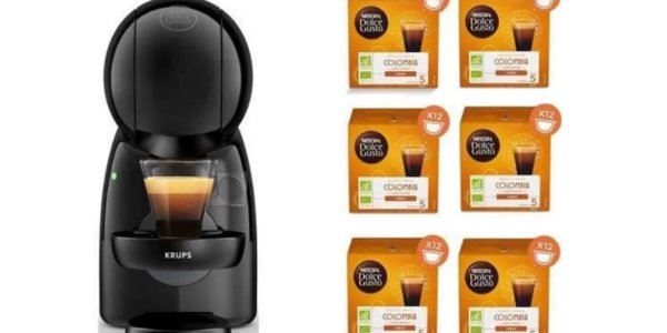 Machine à café : 42% d’économie sur le modèle Krups avec 6 boîtes de capsules Nescafé