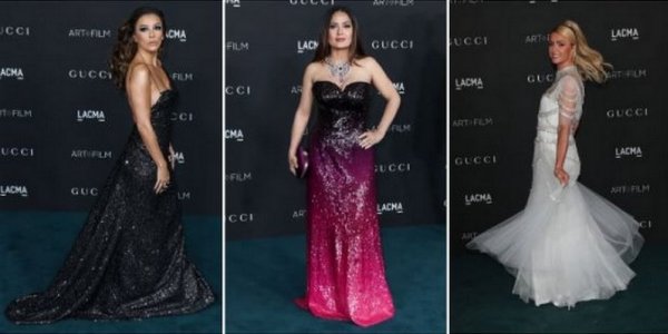 Eva Longoria, Salma Hayek, Paris Hilton... Les stars flamboyantes au gala LACMA