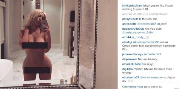 Elles postent des selfies nues pour soutenir Kim Kardashian ! (photos)