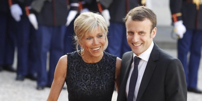 Emmanuel et brigitte Macron